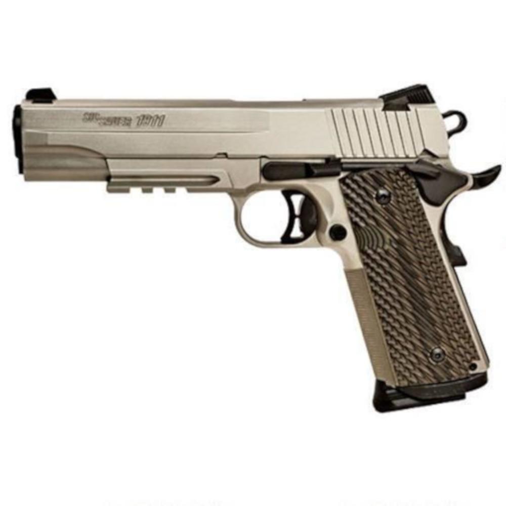 Bullseye North Sig Sauer 1911 Railed Semi Auto Pistol 45 Acp 5 Barrel 8 Rounds Custom 5315