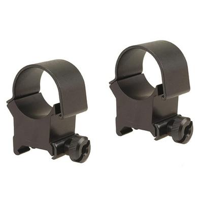 Weaver Detachable 1-Inch Extra High Top Mount Rings (Matte Black)