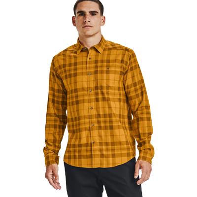 mens yellow under armour shirt