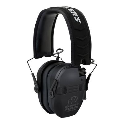 Walker's Razor Slim Quad Electronic Earmuffs with Bluetooth (NRR 23dB) Black