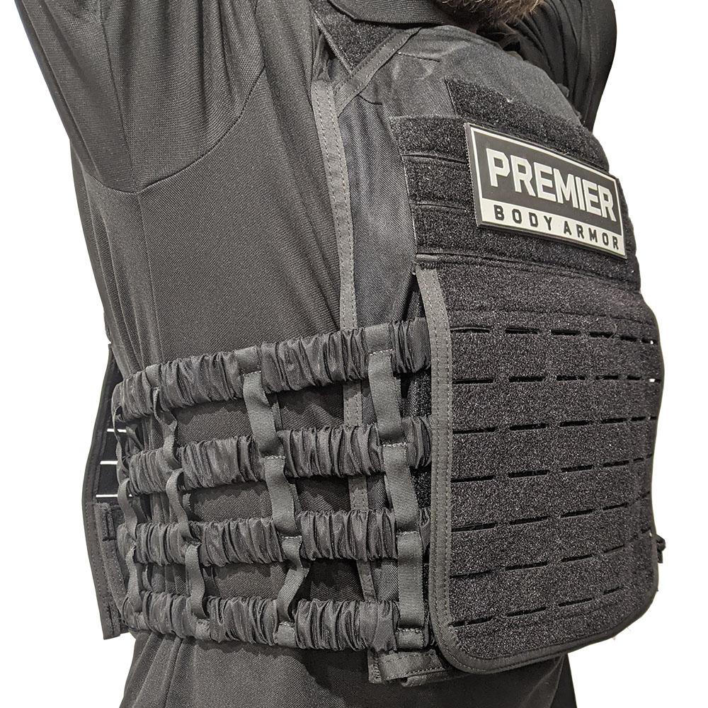 Premier Body Armor Nexus Level III ICW Plate Multicurve Black 8x10 inch NEX-8101ICW