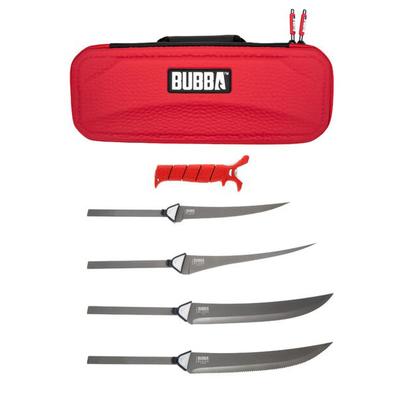 Bubba Multi-Flex Interchangeable Fillet Knife Set, 4 Blades