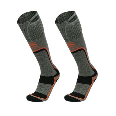 Premium Merino 2.0 Heated Socks, Men`s, 3.7V, XL, Dark Grey