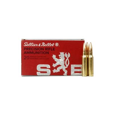 Sellier & Bellot Match .308 Winchester 168 Grain Open Tip Match - Box of 20