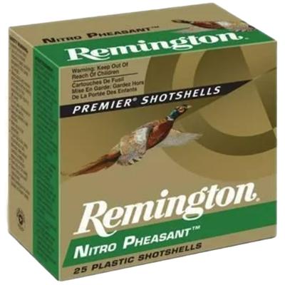 REMINGTON  NITRO PHEASANT LOADS-COPPER-PLATED 20GA 2-3/4INCH 1300FT/S 1INCH #5 25RDS