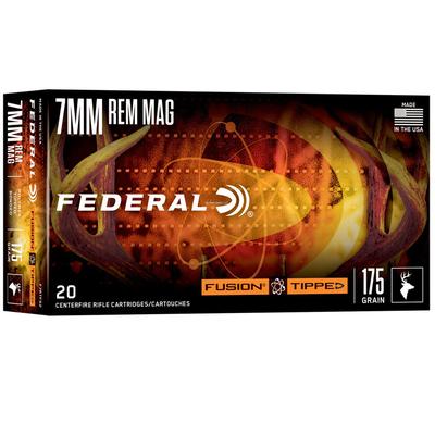 Federal Fusion Ammo 7mm Rem Mag 175gr Bonded SP - 25 Rounds, F7RTFS2 