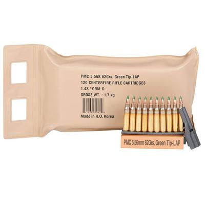 PMC 5.56K(m855) 6 Boxes in Waterproof Battle Pack - 120 Rounds