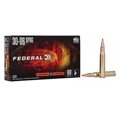 Federal Fusion Tipped 30-06 180 Gr Box of 20