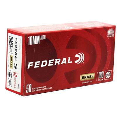 Federal - 10mm Auto -  Champion - 180 Gr - Full Metal Jacket - 50ct