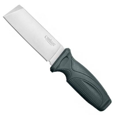 Camillus Swedge Gray 8.75? Fixed Blade Knife - TAN