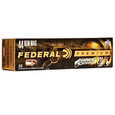 Federal HammerDown Handgun 44 Rem Magnum 270 Grain  - Box of 20