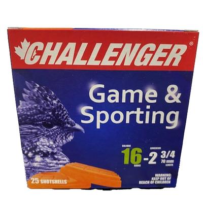 CHALLENGER 16 GA SPORTING 1OZ #6 - 25 Shells