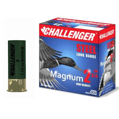 CHALLENGER 12GA. 2 3/4” 1 1/4oz. #2 Steel