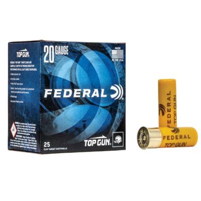 Federal Top Gun 20 Gauge 7.5 Shot Size, 7/8 oz - Lead - 10 boxes of 25 rds