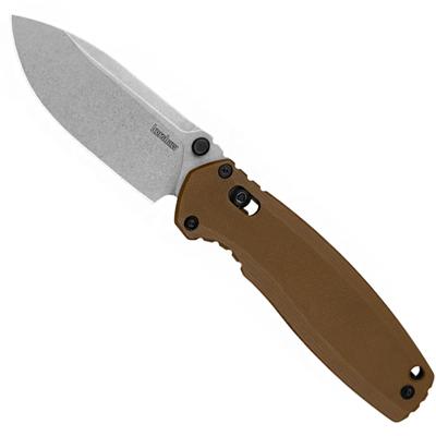  Kershaw Broadside - Blade Length 3.5 in. (8.9 cm) Tan