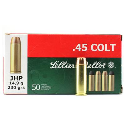 Sellier & Bellot - .45 Long Colt, 230gr, JHP - Box of 50 