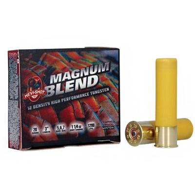 Hevi-Shot - Magnum Blend, 20 Gauge, 5, 6 and 7 Shot, 3 in, 1 1/4 oz, 1200 fps - Box of 5 