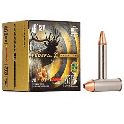 Federal Barnes Expander Handgun, 460 S&W, 275 Grain, Barnes Expander, 1670 fps - Box of 20