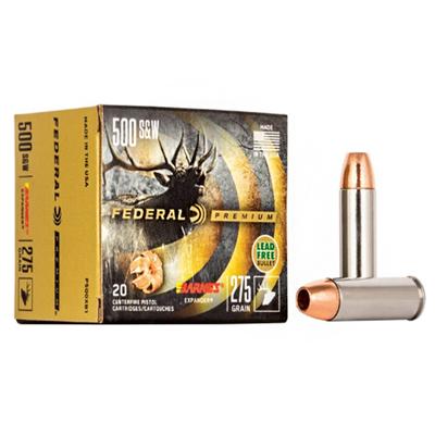 Federal Barnes Expander Handgun, 500 S&W, 275 Grain, Barnes Expander, 1660 fps - Box of 20 