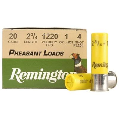 Remington Pheasant Ammo 20 Gauge 2-3/4