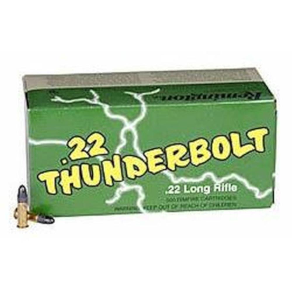 Bullseye North Remington Ammo 22lr Thunderbolt Lrn 40gr 1255 Fps 500 Round Brick Tb22b 4746