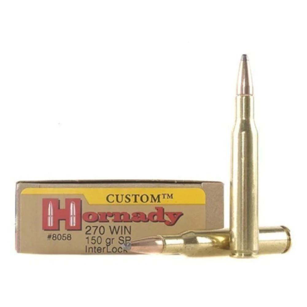 Bullseye North | Hornady Custom Ammo 270 Winchester 150gr InterLock ...